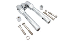 Load image into Gallery viewer, Wyatt Gatling 10 inch Baron Style Riser Set Chrome