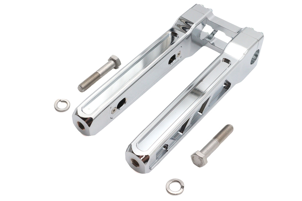 Wyatt Gatling 10 inch Pirate Style Riser Set Chrome
