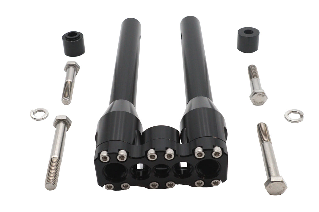Wyatt Gatling 12 inch Baron Style Riser Set Black