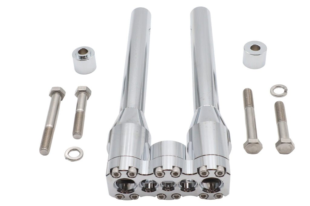 Wyatt Gatling 12 inch Baron Style Riser Set Chrome