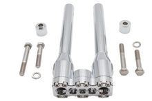Load image into Gallery viewer, Wyatt Gatling 12 inch Baron Style Riser Set Chrome