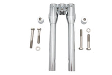 Load image into Gallery viewer, Wyatt Gatling 12 inch Baron Style Riser Set Chrome