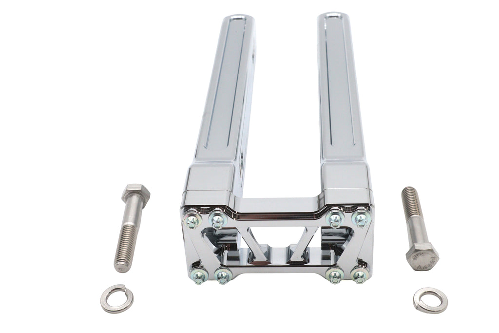 Wyatt Gatling 12 inch Pirate Style Riser Set Chrome
