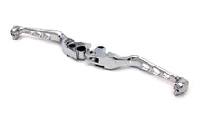 Load image into Gallery viewer, Chrome Contour Drilled Hand Lever Set with Skull Ends