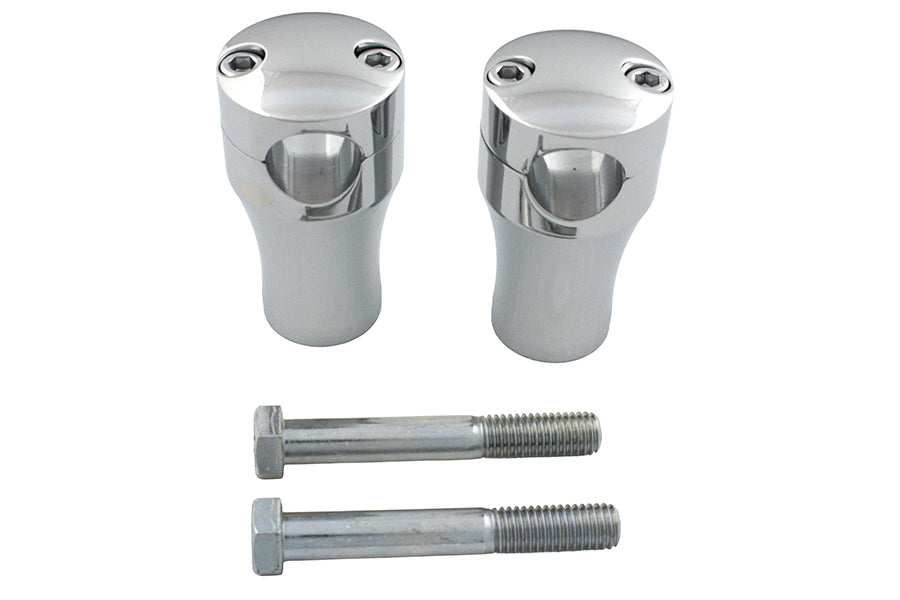 3 inch Solid Billet Riser Set Chrome