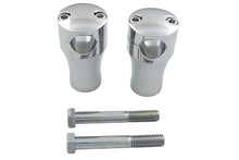 Load image into Gallery viewer, 3 inch Solid Billet Riser Set Chrome