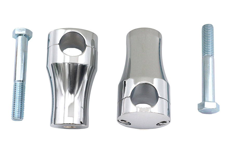 3 inch Solid Billet Riser Set Chrome