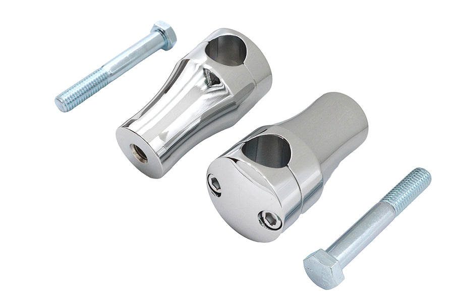 3 inch Solid Billet Riser Set Chrome