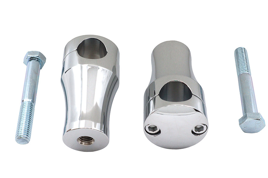 3 inch Solid Billet Riser Set Chrome