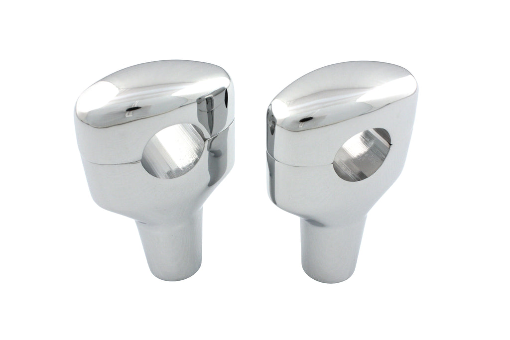 Chrome 3-1/2 inch Short Riser Set