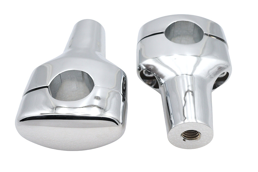 Chrome 3-1/2 inch Short Riser Set