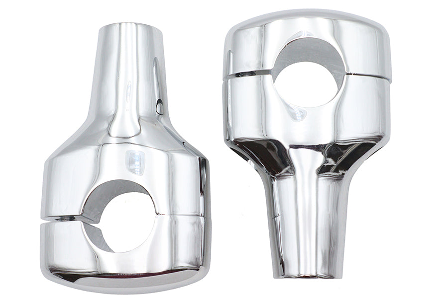 Chrome 3-1/2 inch Short Riser Set