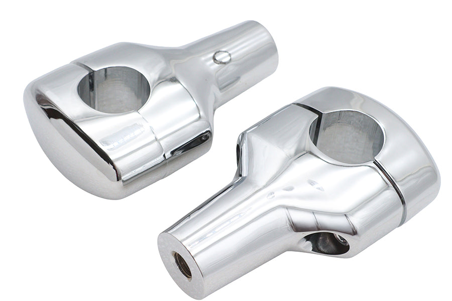 Chrome 3-1/2 inch Short Riser Set