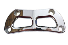 Load image into Gallery viewer, Cutout Design Riser Top Clamp Chrome