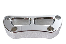 Load image into Gallery viewer, Cutout Design Riser Top Clamp Chrome