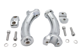 5-3/4 inch Fatty Pullback Riser Kit Chrome