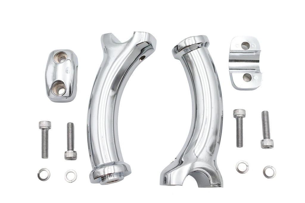 5-3/4 inch Fatty Pullback Riser Kit Chrome