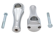 Load image into Gallery viewer, 5 inch Solid Billet Chrome Riser Set
