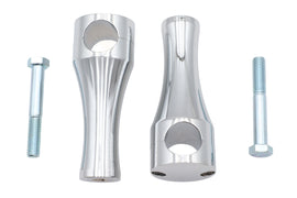 5 inch Solid Billet Chrome Riser Set