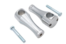 Load image into Gallery viewer, 5 inch Solid Billet Chrome Riser Set