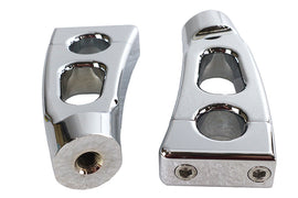 4-1/4 inch Switchback Chrome Riser Set
