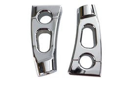 4-1/4 inch Switchback Chrome Riser Set