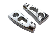 Load image into Gallery viewer, 4-1/4 inch Switchback Chrome Riser Set