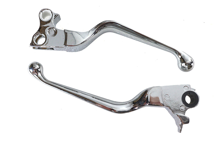 Chrome V-Cut Hand Lever Set