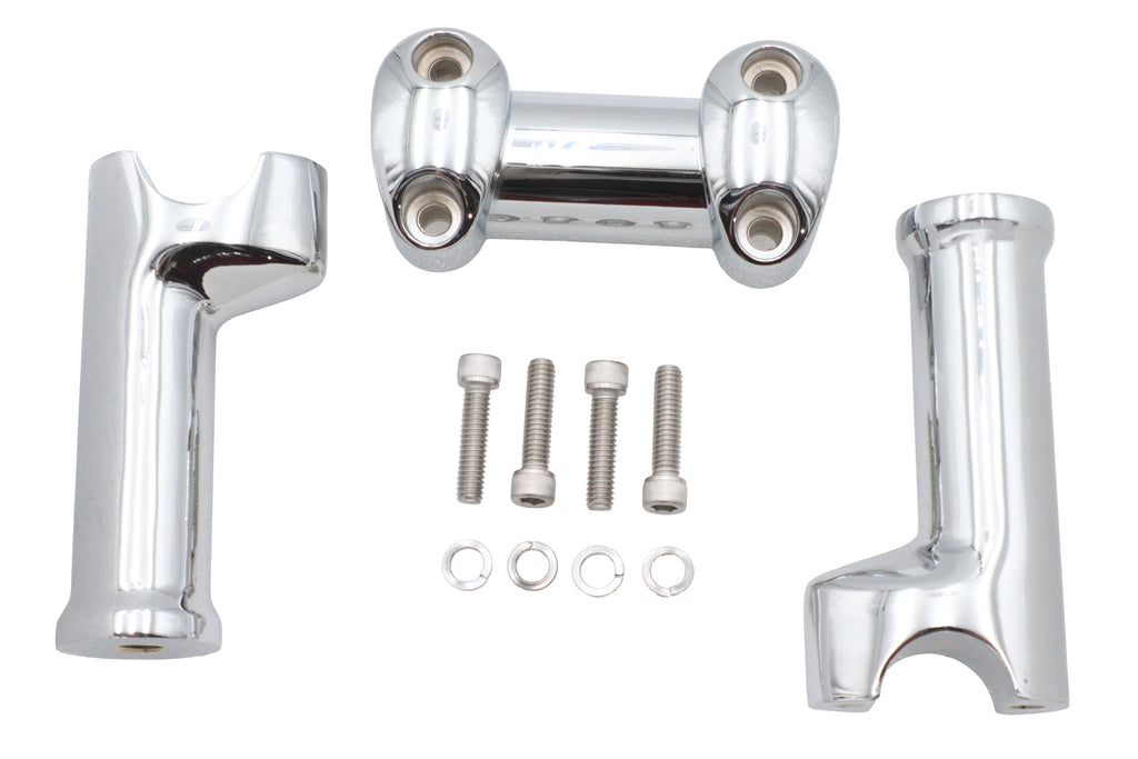Chrome 5 inch Fat Riser Kit