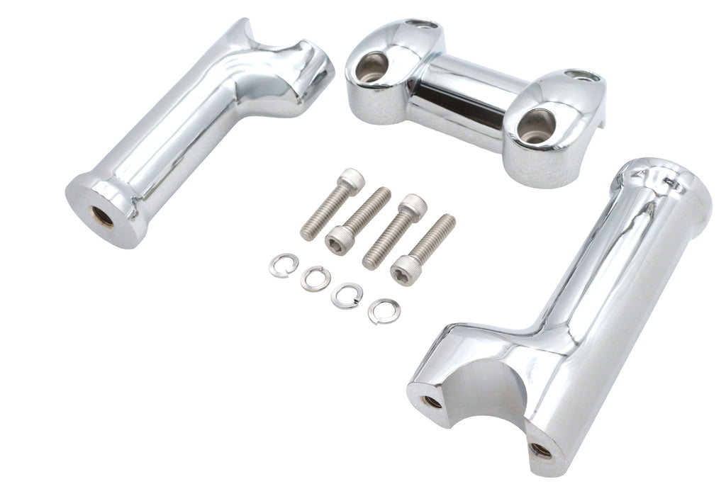 Chrome 5 inch Fat Riser Kit