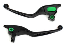 Load image into Gallery viewer, Black Drilled Hand Lever Set