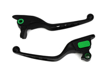 Load image into Gallery viewer, Black Drilled Hand Lever Set