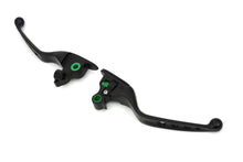 Load image into Gallery viewer, Black Drilled Hand Lever Set