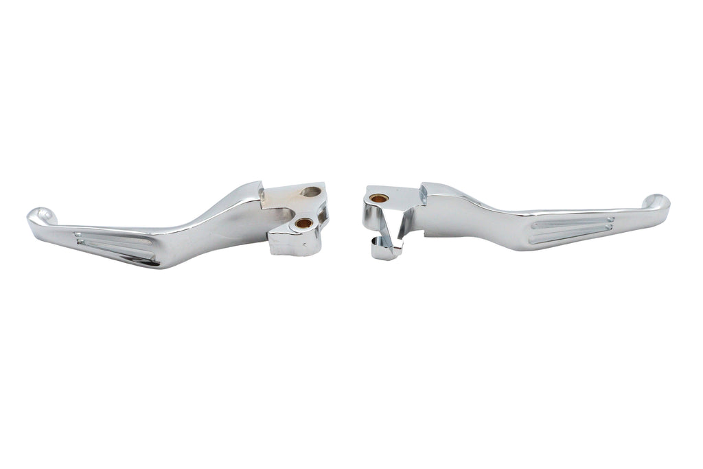 Chrome Slotted Hand Lever Set