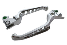 Load image into Gallery viewer, Chrome Drilled Hand Lever Set