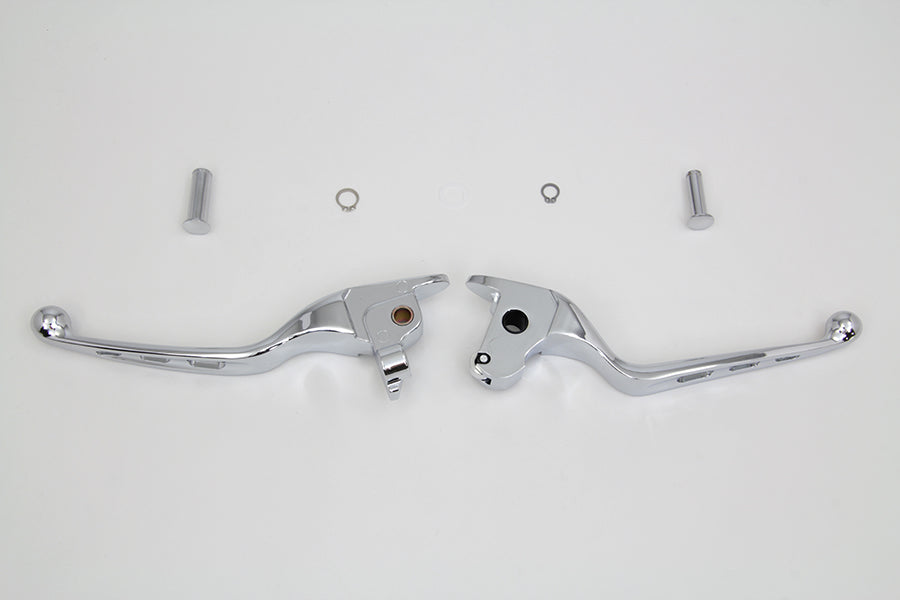 Chrome Drilled Hand Lever Set