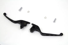Load image into Gallery viewer, Black Drilled Hand Lever Set