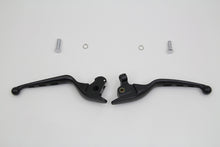 Load image into Gallery viewer, Black Drilled Hand Lever Set