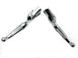 Chrome Slotted Hand Lever Set