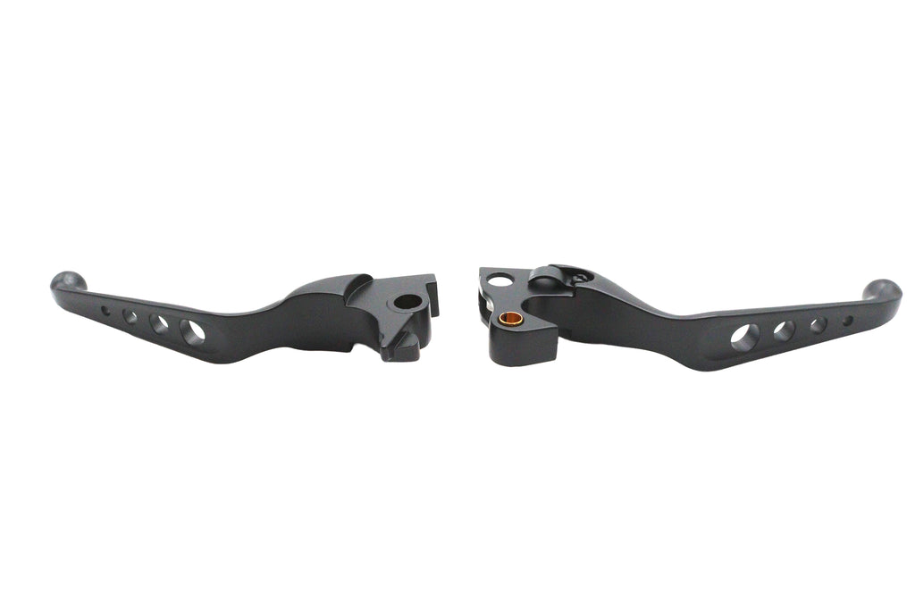 Black Drilled Hand Lever Set