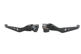 Black Drilled Hand Lever Set