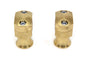 Shorty Style Brass Riser Set