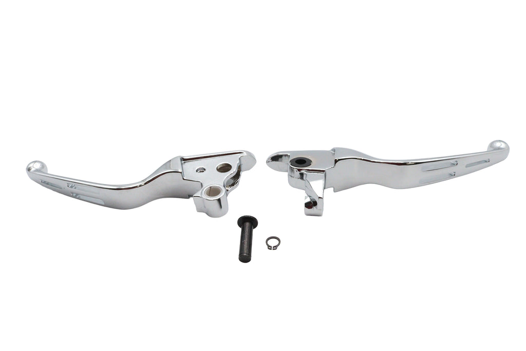 Chrome Slotted Hand Lever Set
