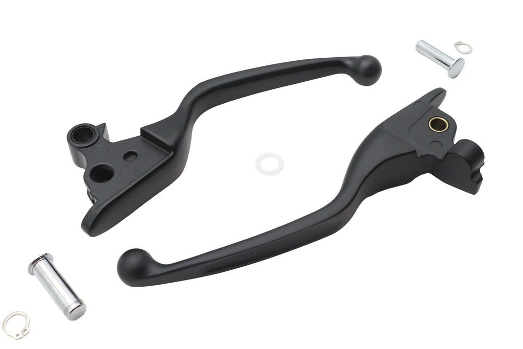 Black Narrow Smooth Contour Hand Lever Set