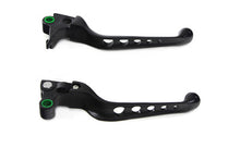 Load image into Gallery viewer, Black Drilled Hand Lever Set