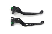 Load image into Gallery viewer, Black Drilled Hand Lever Set