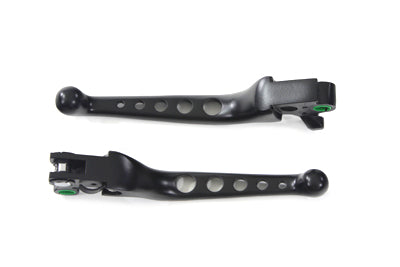 Black Drilled Hand Lever Set