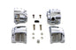 Handlebar Control Switch Housing Kit Chrome