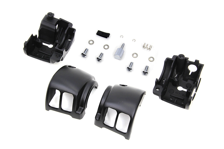 Handlebar Control Switch Housing Kit Black