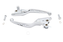 Load image into Gallery viewer, 4 Hole Hand Lever Set Chrome